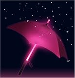 Rain-Glo LEDライトアップ傘子供用レッド