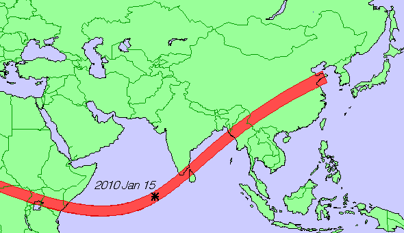 2010.1.15 青島金環日食