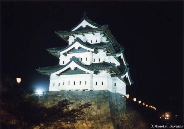 弘前城天守閣・夜