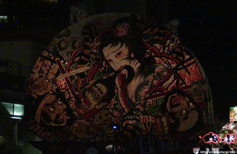 源頼光ノ館 女郎蜘蛛襲来の図