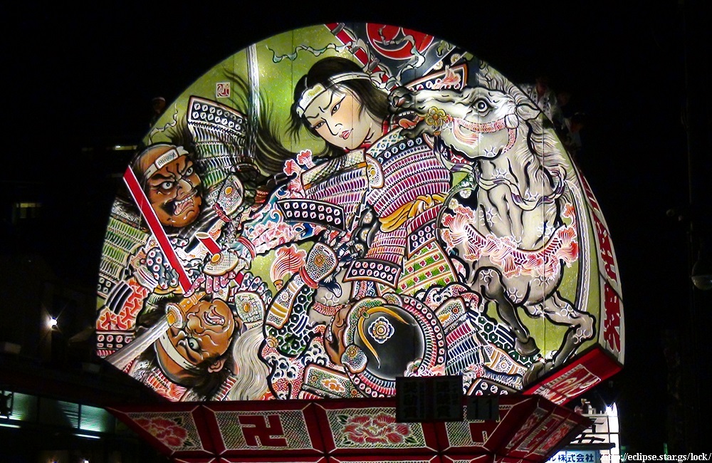 巴御前奮戦の図