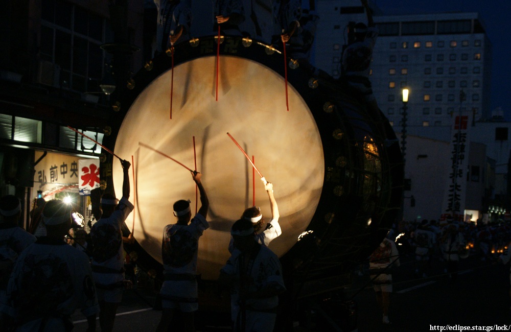 2018年8月2日撮影 津軽情っ張り大太鼓