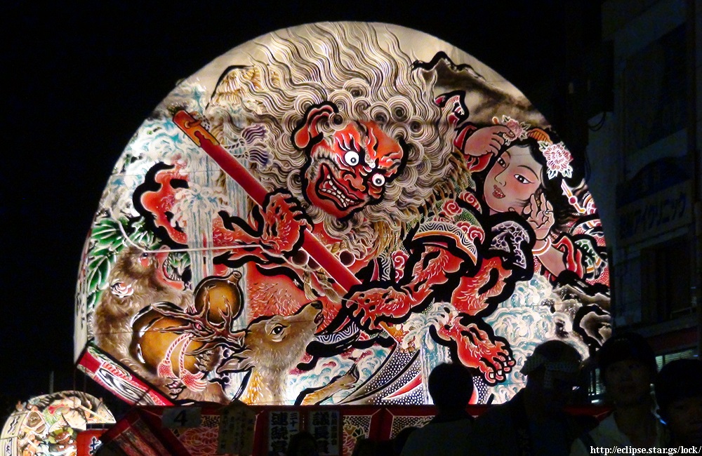 鬼伝説・大人（鬼） 一夜にして水を引く