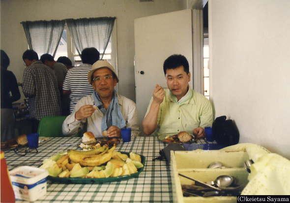 出発前の朝食