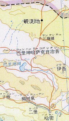観測地の詳細地図