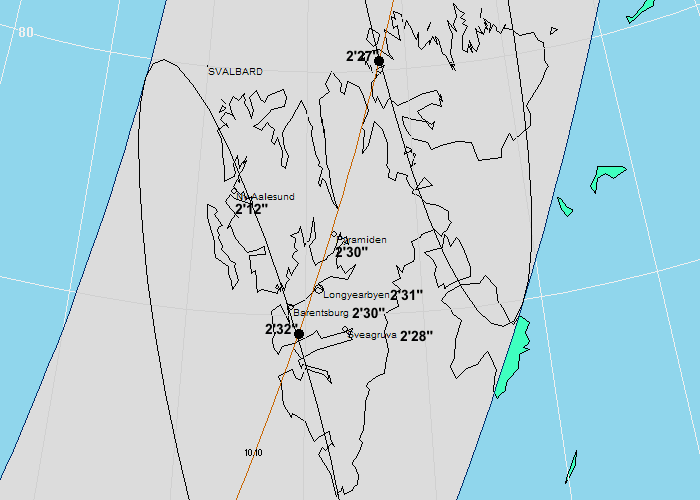 2015.3.20 スヴァールバル諸島の皆既帯