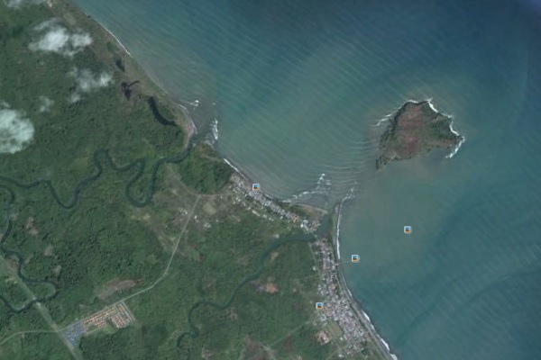 美しいMabaの海岸線と景色