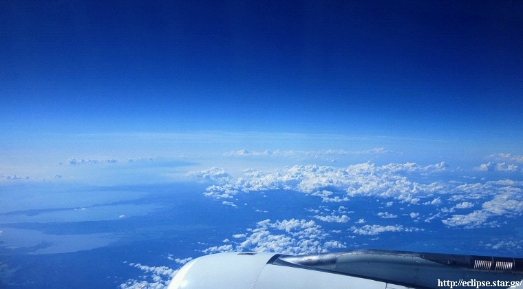 フィリピン上空を空撮
