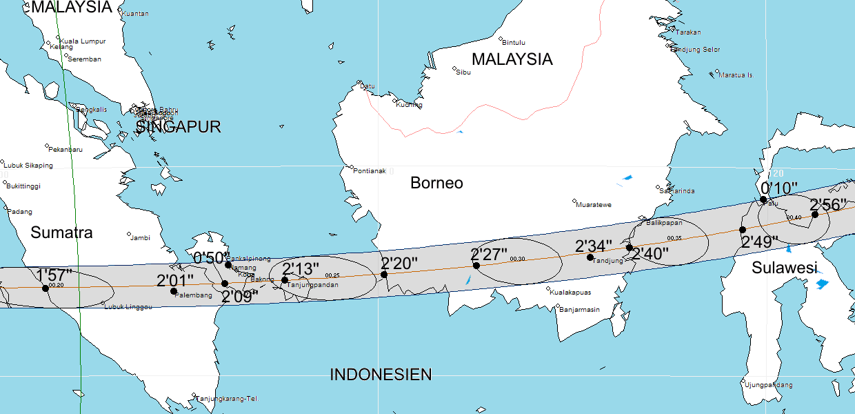 パランカラヤ周辺の観測地とDATA