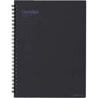 ｽ-TCA91B　ツインリングノート＜CamiApp＞A5B罫50枚