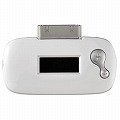GREEN HOUSEiPod用FMトランスミッター&充電アダプタ ホワイトGH-FTC-IPODMW