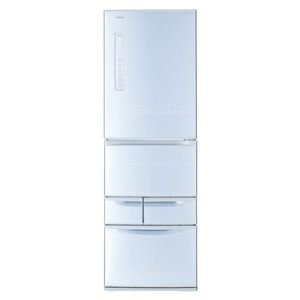 東芝 426L 5ドア冷蔵庫（ブライトシルバー）TOSHIBA VEGETA ベジータ GR-F43G-SS