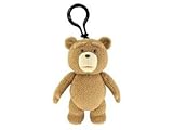 Ted Talking Backpack Clip Plush Teddy Bear テッド　テディベア　6インチ　おしゃべり ぬいぐるみ　バッグ　チャーム　クリップ　「クリーントーキング版(通常版)」　米国正規公式ライセンス品　並行輸入品