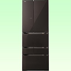 東芝 556L 6ドア冷蔵庫（クリアグランブラウン）TOSHIBA VEGETA ベジータ GR-F56FXV-ZT