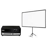 セイコーエプソン DVD・スピーカー一体型ホームプロジェクター/dreamio/EH-DM3+80型スクリーンセット EH-DM3S