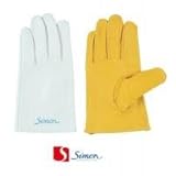 715　Simonシモン　牛本革手袋　黄　L