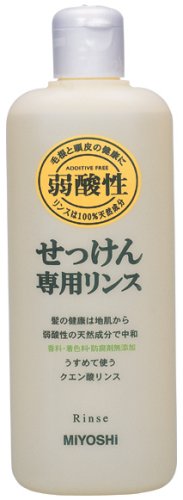 無添加せっけん専用リンス本体 350ML
