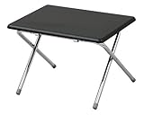 YAMAZEN 折りたたみミニテーブル(ロー) YZT-5040L(BCH) ブラック/クローム
