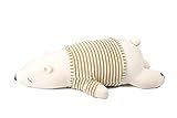 IKASA　とろけるような肌触り　プレミアム　抱き枕Lサイズ ホワイト 76x33x23cm