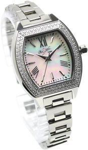 [Alain Divert Paris]腕時計 czダイヤモンドイタリア革ベルト付 レディース