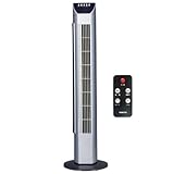 山善(YAMAZEN) スリムファン(リモコン)タイマー付 シルバーブラック YSR-J802(SB)