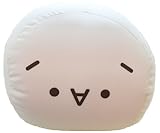 JAPANEXUS ショボーンクッションシリーズ　ヘヘヘ(´・∀・｀)　黒文字　直径22cm