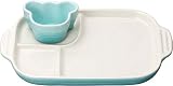 Le Creuset ベビー・マルチプレート&ラムカン パステルブルー 910349-00-122