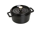 staub ココット ラウンド 20cm ブラック 40509-487(1102025)