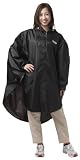 (アウトドア)OUTDOOR レインポンチョ はっ水加工 060021  ブラック L