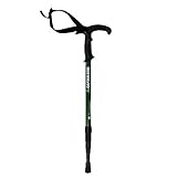 キャプテンスタッグ(CAPTAIN STAG) FEEL BOSCO トレッキングステッキ Tグリップ (4段スライド式) オリーブ M-9839