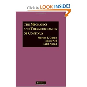 Continuum Mechanics and Thermodynamics.