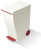 I'mD (アイムディ) Kcud スリムペダル #30 (キャスター付ダストビン) レッド KUD30HR