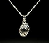 水晶 クリスタル ドルフィン形 ペンダント トップ 【1】