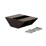 平安伸銅工業 LABRICO  DIY収納パーツ 2×4棚受ダブル ブロンズ DXB-3