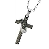 クロスリングネックレス メンズ