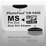 PhotoFast CR-5400 microSDHC対応　PRO Duo変換アダプター