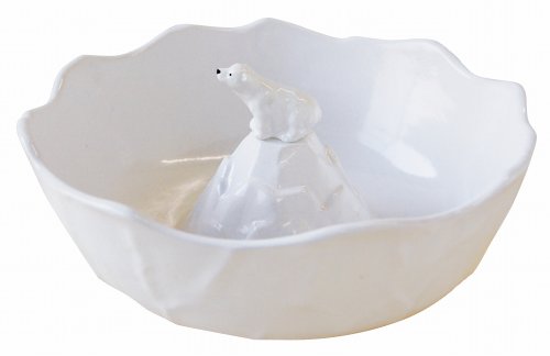 シロクマ付き!! 北極の そうめん鉢 SAN2074