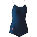 FOOTMARK(フットマーク) ツーウェイ水着(白パイピング) 101504 コン S~LL/FOOTMARK(フットマーク)