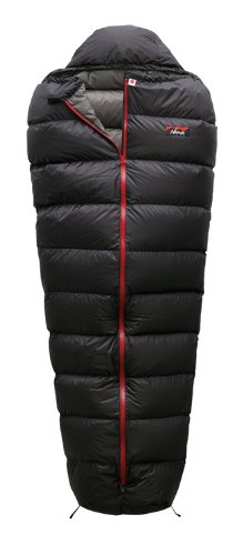 ナンガ(NANGA) ナノバッグ300DXセンタージッパー レギュラーサイズ BLK NANO BAG 300 日本製 [最低使用温度-2度] NANOCENTERZIP300DX R BLK