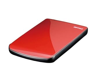 BUFFALO ポータブルハードディスク レッド 500GB HD-PE500U2-RD/N