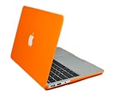 MacBook Air 11.6インチ用ハードケース（オレンジ） Appleロゴが隠れないデザイン重視の専用カラフルカバー！(橙色・マット仕上げ)