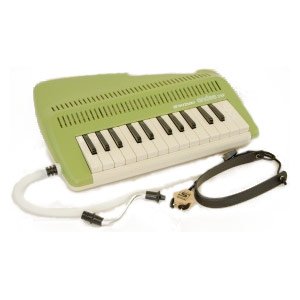 .SUZUKI andes 25F グリーン 鍵盤リコーダー.