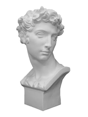 石膏像　ジュリアーノ・メジチ胸像　Ｈ．６１ｃｍ