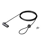 バッファローコクヨサプライ BUFFALO 防犯グッズ セキュリティスロット用 ワイヤーロック ダイヤル錠 BSQ10WDL