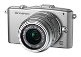 OLYMPUS マイクロ一眼 PEN mini E-PM1 レンズキット シルバー E-PM1 LKIT SLV