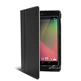 Acase PU レザーケース for Google Nexus 7 ブラック (スタンド機能付)