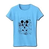 中の人 リブクルーネックTシャツ (ライトブルー) M
