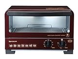 KOIZUMI【温度調節機能付 1200Wハイパワー 食パン3枚焼き】オーブントースター レッド KOS-1212/R