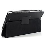 i-Beans【全6色】Google Nexus 7用高品質なPUレザーケース ブラック スタンド機能付 PU Leather Case for Google Nexus 7 (7687-6)