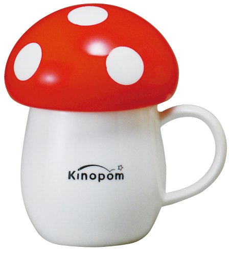 きのポン マグカップ (大) レッド SAN1435